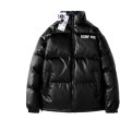 画像3: NASA×Half Monogram Bear leather down  jacket　ユニセックス 男女兼用NASAナサ×ハーフモノグラムベア レザーダウンコートジャケット ブルゾン　バックプリント　背面プリント (3)