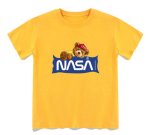 画像6: Kids Unisex nasa x bear teddy bear Print T-shirt From kids to adults ユニセックス 男女キッズ兼用 ナサ×テディベア熊半袖Tシャツ 子供服 (6)