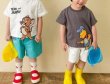 画像4: Baby Kids Unisex Tom and Jerry and others Tshirts 3D ユニセックス 男女兼用 ベビーキッズ トムとジェリー＆プーさん ＆ティガーアップリケ半袖 Tシャツ 子供服 (4)