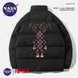 画像4: Back print NASA × Monogram bear brick Down jacket blouson Stand Collar ユニセックス　男女兼用　ナサ×モノグラム　ベアブリック　ダウンジャケット 　ジャンパー　バックプリント　背面プリント (4)