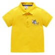 画像4: Tom and Jerry One Point Embroidered Polo Shirt kids 　ユニセックス 男女キッズ兼用 トム＆ジェリー ワンポイント刺繍半袖ポロシャツ (4)