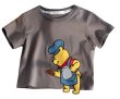 画像5: Baby Kids Unisex Tom and Jerry and others Tshirts 3D ユニセックス 男女兼用 ベビーキッズ トムとジェリー＆プーさん ＆ティガーアップリケ半袖 Tシャツ 子供服 (5)