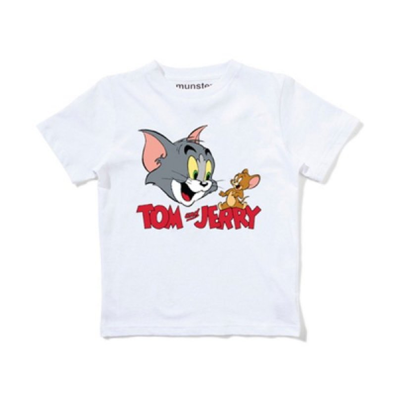 画像2: Kids Unisex Tom & Jerry Print T-shirt From kids to adults ユニセックス 男女キッズ兼用 ファミリー用 トム&ジェリー 半袖Tシャツ (2)
