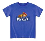 画像7: Kids Unisex nasa x bear teddy bear Print T-shirt From kids to adults ユニセックス 男女キッズ兼用 ナサ×テディベア熊半袖Tシャツ 子供服 (7)