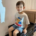 画像4: Baby Kids Unisex Garfield 3D Tshirts 男女兼用 ベビーキッズ ガーフィールド アップリケ半袖 Tシャツ 子供服 (4)