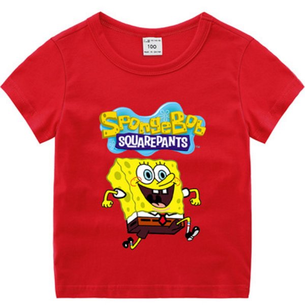 画像1: Kids Unisex Spongebob Tshirts  キッズ 男女兼用スポンジボブ 半袖 Tシャツ  (1)