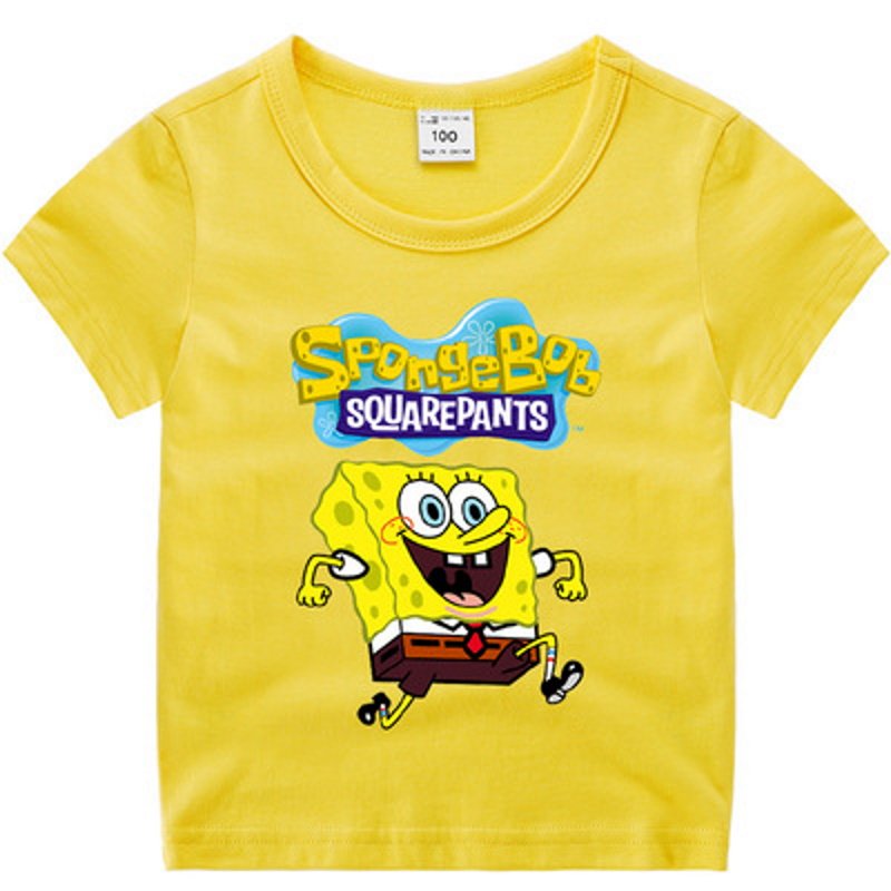 画像4: Kids Unisex Spongebob Tshirts  キッズ 男女兼用スポンジボブ 半袖 Tシャツ  (4)