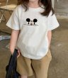 画像3: Kids Unis Occasionally Mickey Mouse Print T-shirt   ユニセックス 男女キッズ兼用ひょっこりミッキーマウスプリント半袖Tシャツ (3)