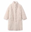 画像1: reversible thickened lamb plush long Coat リバーシブルラムファーロング丈コート ジャケット (1)