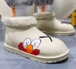 画像4: Men's Sesame Street x kaws PU leather boots　ユニセックス男女兼用セサミストリート×カウズ PUレザボア付きブーツショート丈ブーツスニーカー (4)