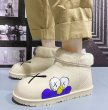 画像3: Men's Sesame Street x kaws PU leather boots　ユニセックス男女兼用セサミストリート×カウズ PUレザボア付きブーツショート丈ブーツスニーカー (3)