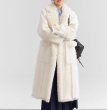 画像5: reversible thickened lamb plush long Coat リバーシブルラムファーロング丈コート ジャケット (5)