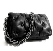 画像4: Woman’s  chain handle quilted down tote shoulder bag  チェーンハンドル キルティングダウントートショルダーバッグ (4)