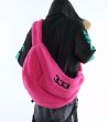 画像12: Woman’s 333 polar fleece multi-pocket crossbody hobo bag shoulder bag 333マルチポケットフリースクロスボディーショルダーバッグ (12)