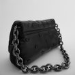 画像11: Woman’s  chain handle quilted down tote shoulder bag  チェーンハンドル キルティングダウントートショルダーバッグ (11)