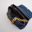 画像12: Woman’s  chain handle quilted down tote shoulder bag  チェーンハンドル キルティングダウントートショルダーバッグ (12)