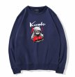 画像2: boxing cat print round neck sweat shirt ユニセックス 男女兼用ボクシングキャットプリント スウェット トレーナー (2)