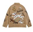 画像3: cartoon graffiti denim jacket G Jean blouson  ユニセックス 男女兼用コミックグラフィックデニムジャケット Gジャンブルゾン (3)