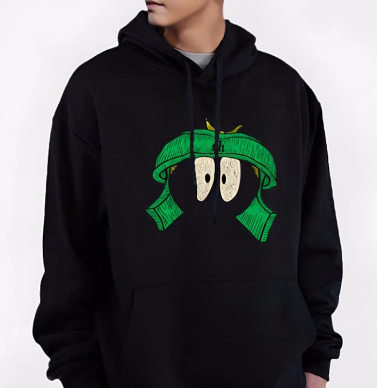 画像5: SH eyeball comic print Hoodie sweater  ユニセックス 男女兼用 コミックアイボールプリント フーディスウェットパーカー (5)