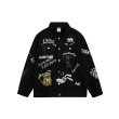 画像7: cartoon graffiti denim jacket G Jean blouson  ユニセックス 男女兼用コミックグラフィックデニムジャケット Gジャンブルゾン (7)