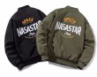 画像11: NASA astronaut× nasa star embroidery  MA-1 baseball jacket stadium jacket baseball uniform jacket blouson  ユニセックス 男女兼用 NASAナサ×ナサスター刺繍スタジアムジャンパー ダウンジャケット スタジャン MA-1 ボンバー ジャケット ブルゾン (11)