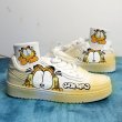 画像5: Unisex garfield print lace up leather sneakers shoes 男女兼用 ユニセックスガーフィールドプリント レースアップレザースニーカーシューズ (5)