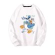 画像7: Donald Duck or Daisy Duck Pullover  sweater  ユニセックス男女兼用　お揃い　オソロ　カップル　コーデ　ドナルドダック or デイジーダック　スウェット　プルオーバー　トレーナー (7)