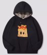 画像5: wow potato fries print Hoodie sweater  ユニセックス 男女兼用 フライドポテトプリント 起毛フーディスウェットパーカー (5)