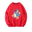 画像6: Donald Duck or Daisy Duck Pullover  sweater  ユニセックス男女兼用　お揃い　オソロ　カップル　コーデ　ドナルドダック or デイジーダック　スウェット　プルオーバー　トレーナー (6)