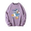 画像5: Donald Duck or Daisy Duck Pullover  sweater  ユニセックス男女兼用　お揃い　オソロ　カップル　コーデ　ドナルドダック or デイジーダック　スウェット　プルオーバー　トレーナー (5)