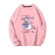 画像2: Donald Duck or Daisy Duck Pullover  sweater  ユニセックス男女兼用　お揃い　オソロ　カップル　コーデ　ドナルドダック or デイジーダック　スウェット　プルオーバー　トレーナー (2)