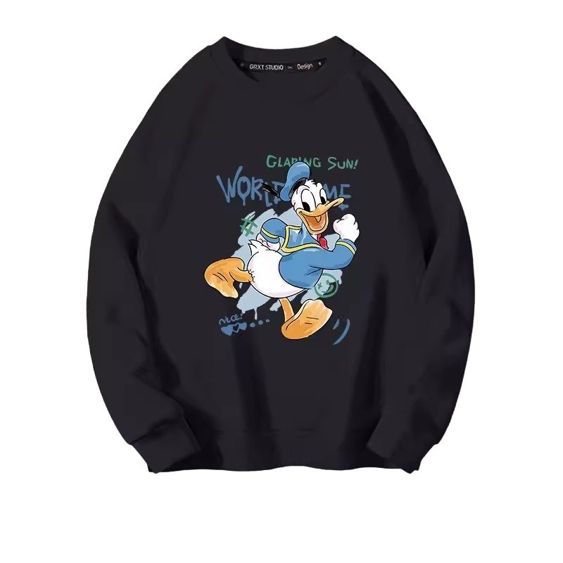 画像3: Donald Duck or Daisy Duck Pullover  sweater  ユニセックス男女兼用 お揃い オソロ カップル コーデ ドナルドダック or デイジーダック スウェット プルオーバー トレーナー (3)
