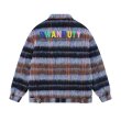 画像6: Nariele letter embroidery color block plaid jacket baseball uniform jacket blouson  ユニセックス 男女兼用レター刺繍カラーブロックチェック柄ジャケット スタジャン MA-1 ボンバー ジャケット ブルゾン (6)