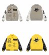 画像7: one eye embroidery baseball jacket stadium jacket baseball uniform jacket blouson  ユニセックス 男女兼用ワンアイ片目刺繍スタジアムジャンパー ダウンジャケット スタジャン MA-1 ボンバー ジャケット ブルゾン (7)