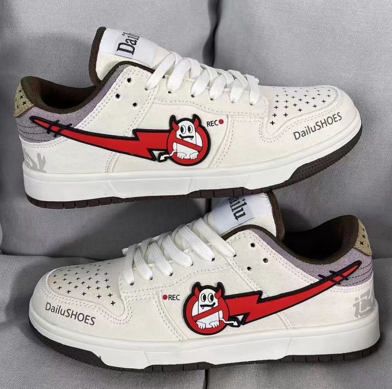 画像4: Little Devil Little Monster leather lace up sneakers shoes 男女兼用 ユニセックスリトルモンスターデビルレザーレースアップレザースニーカーシューズ (4)