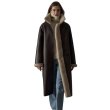 画像1:  reversible thickened sheepskin Leather& lamb plush long Coat リバーシブルレザー＆ラムファーロング丈コート ジャケット (1)