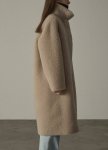 画像5:  reversible thickened sheepskin Leather& lamb plush long Coat リバーシブルレザー＆ラムファーロング丈コート ジャケット (5)