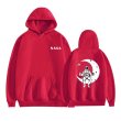 画像5: NASA space x resting astronaut Print  pullover hoodie hoody   ユニセックス 男女兼用 NASAナサ×宇宙飛行士プリント パーカー　フーディ　プルオーバースウェット トレーナー (5)