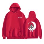 画像5: NASA space x resting astronaut Print  pullover hoodie hoody   ユニセックス 男女兼用 NASAナサ×宇宙飛行士プリント パーカー　フーディ　プルオーバースウェット トレーナー (5)