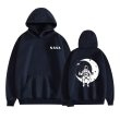 画像4: NASA space x resting astronaut Print  pullover hoodie hoody   ユニセックス 男女兼用 NASAナサ×宇宙飛行士プリント パーカー　フーディ　プルオーバースウェット トレーナー (4)