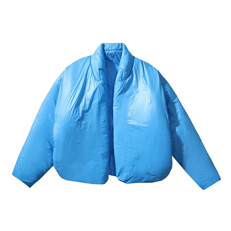 画像3: Unisex YG Round Down Jacket Black or Blue ユニセックス 男女兼用 ラウンド ダウン ジャケット  ブルゾン (3)
