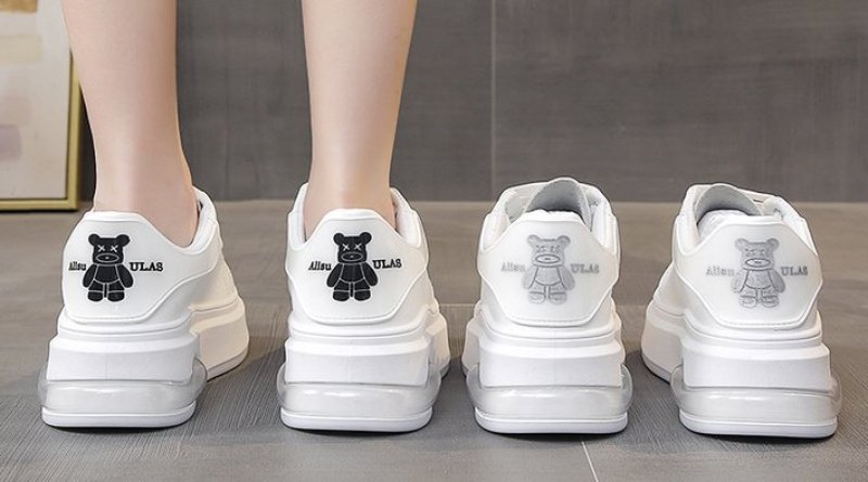 画像6: kaws bear leatherlace up sneakers shoes 男女兼用 ユニセックスカウズベアレザー レースアップレザースニーカーシューズ (6)
