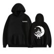 画像1: NASA space x resting astronaut Print  pullover hoodie hoody   ユニセックス 男女兼用 NASAナサ×宇宙飛行士プリント パーカー　フーディ　プルオーバースウェット トレーナー (1)