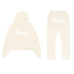 画像7: Unisex letter printed Hoodie ∔ Pant ₌ Set Up  ユニセックス 男女兼用  レタープリントセットアップ 上下 フーディスウェット ジョガーパンツ (7)