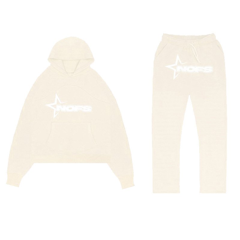 画像7: Unisex letter printed Hoodie ∔ Pant ₌ Set Up  ユニセックス 男女兼用  レタープリントセットアップ 上下 フーディスウェット ジョガーパンツ (7)