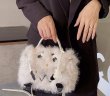 画像6: Woman’s mongolian fur monster tote shoulder bag　モンゴリアファーモンスター トートショルダーバッグ (6)