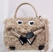 画像4: Woman’s mongolian fur monster tote shoulder bag　モンゴリアファーモンスター トートショルダーバッグ (4)