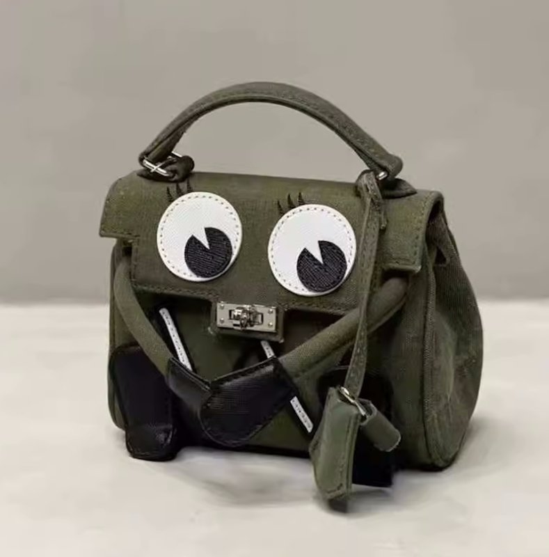 画像8: Woman’s Little Monster Doll Tote Bag Crossbody Bag shoulder bag doll bag リトルモンスター トートショルダークロスボディーバッグ (8)