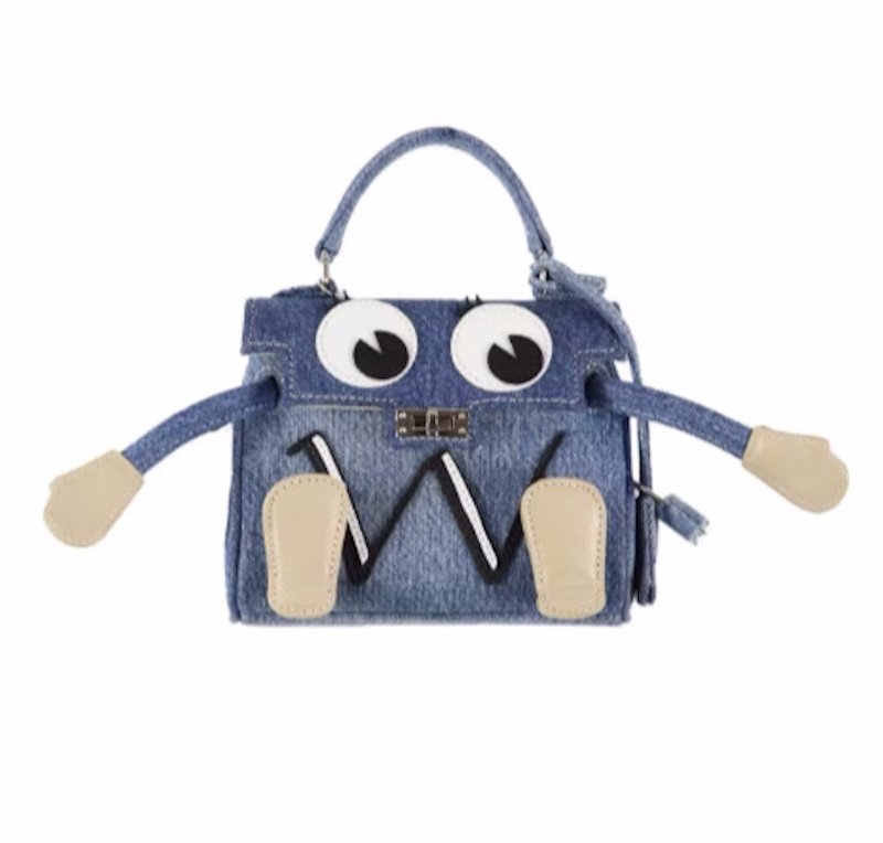 画像2: Woman’s Little Monster Doll Tote Bag Crossbody Bag shoulder bag doll bag リトルモンスター トートショルダークロスボディーバッグ (2)