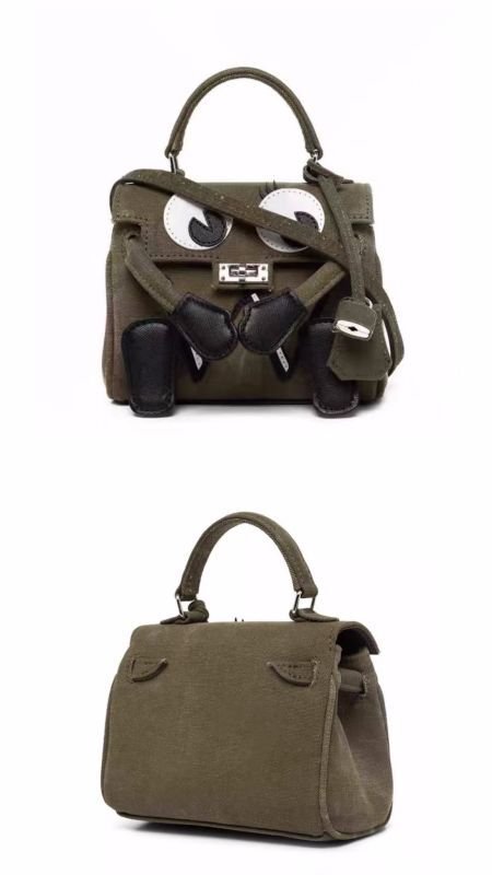 画像6: Woman’s Little Monster Doll Tote Bag Crossbody Bag shoulder bag doll bag リトルモンスター トートショルダークロスボディーバッグ (6)